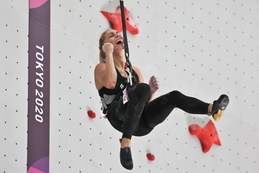 Aleksandra Mirosław podczas olimpijskiego startu.