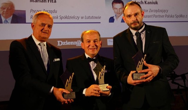 Uroczysta gala Menedżera Roku 2015 w siedzibie ŁSSE. Wtedy zwyciężcami konkursu zostali: Andrzej Kupstas (JTI Polska), Józef Szmich (Delia Cosmetics) i Cezary Sławniewicz (Sława)
