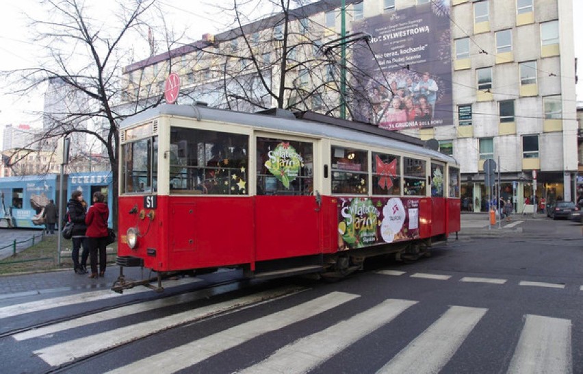 Zabytkowy tramwaj Świąteczna jazda Muzeum Śląskie