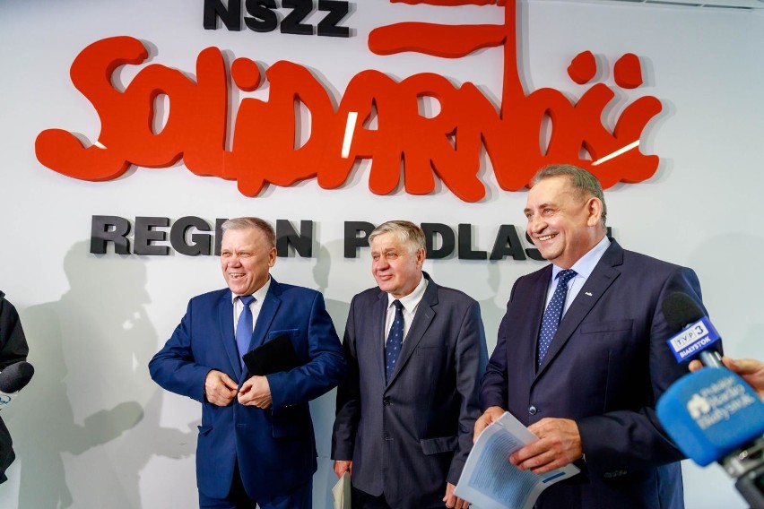 Szef podlaskiej "Solidarności" Józef Mozolewski zaprosił...