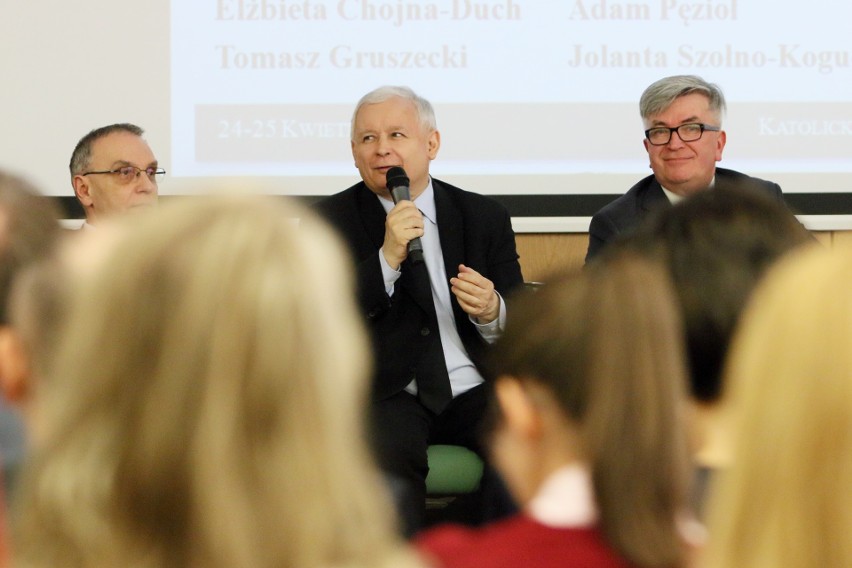 Jarosław Kaczyński na KUL. Przyjaciele i współpracownicy wspominali prof. Zytę Gilowską 