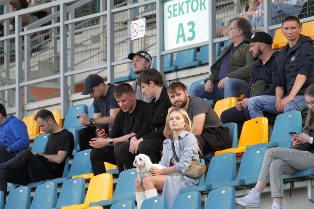 Kilkaset osób obejrzało sobotni mecz Siarki Tarnobrzeg z Olimpią Elbląg