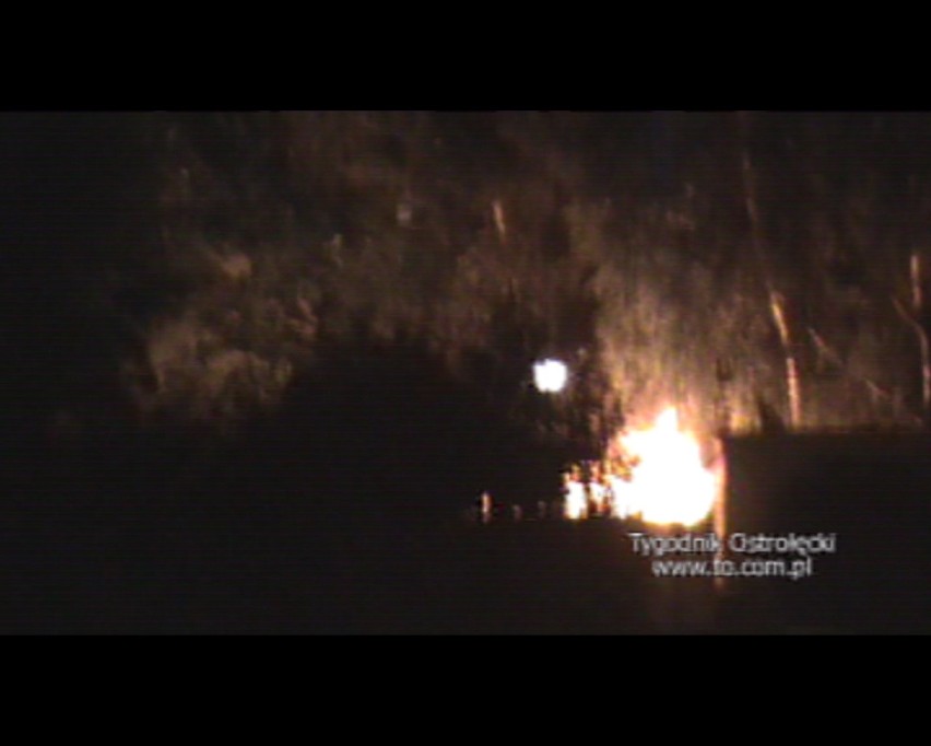 Najpierw wybuch, potem płomienie do drzew (zdjęcia, video)