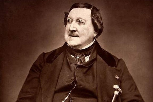 Rycina obrazująca Gioachino Rossini. Kompozytor miałby dzisiaj 220 lat.