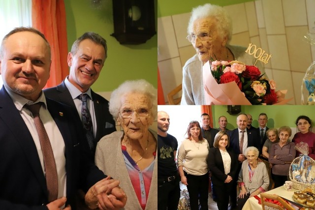 100-latka z gminy Limanowa Maria Dudek przyjęła wiele życzeń i gratulacji