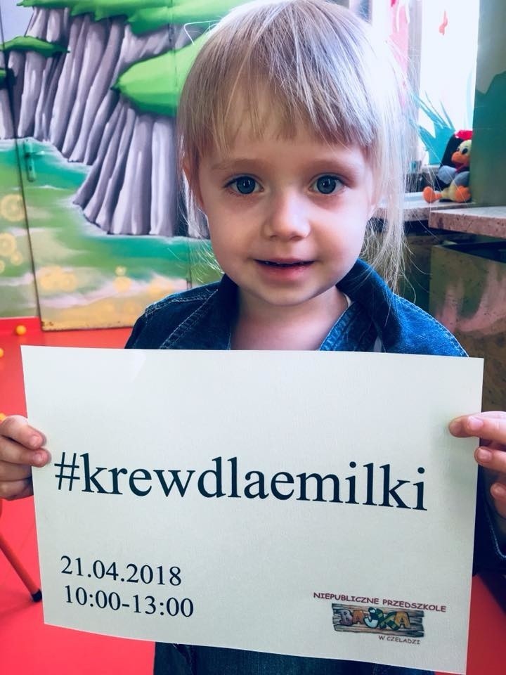 Krew dla Emilki: akcja w Przedszkolu Bajka w Czeladzi