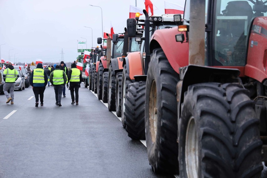 Protest rolników w Koszalinie.