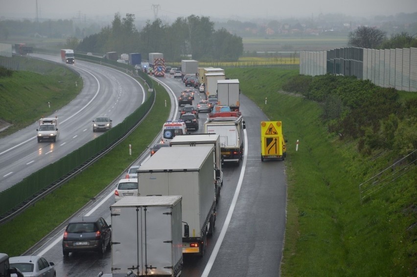 O tym, że tarnowskim odcinkiem autostrady A4 spaceruje...