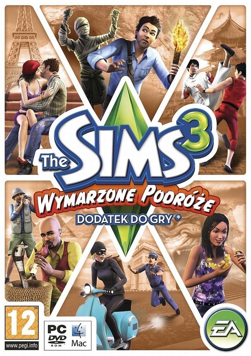 Sims 3 - Wymarzone podróże: Dodatek do Gry The Sims 3, cena...