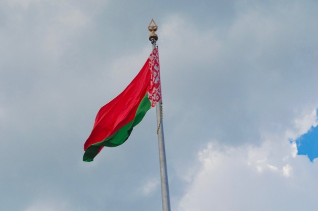 Flaga Białorusi, zdjęcie ilustracyjne