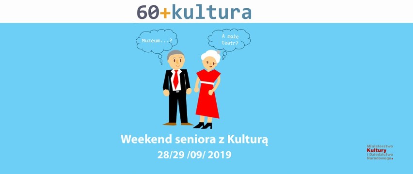 Dziesiątki darmowych atrakcji dla seniorów. Już w ten weekend akcja 60+Kultura