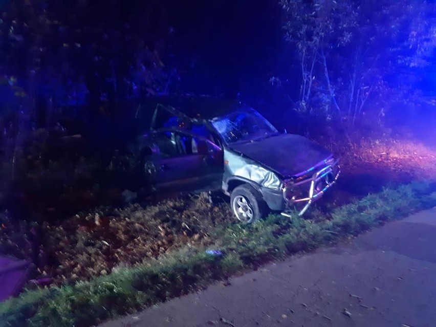 Wypadek w Mleczkowie w gminie Zakrzew.