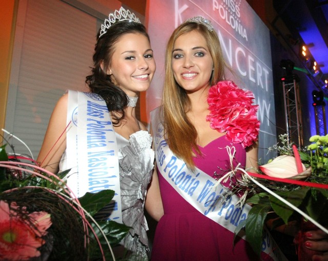 Rozalia Mancewicz (z prawej), Miss Polonia 2010 Woj. Podlaskiego