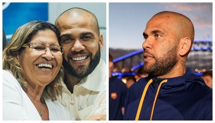 Dani Alves z mamą Lucią Alves