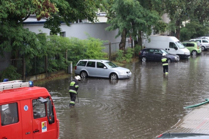 Czwartkowa ulewa w Wejherowie i powiecie. Są zalania w kilku miejscach [ZDJĘCIA]