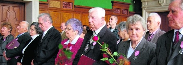 Dla jubilatów, którym w Sali Wielkiej Zamku w Dzikowie towarzyszyła najbliższa rodzina, jubileusz stał się wyjątkowym dniem.