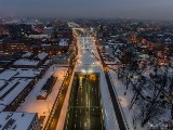 Katowice i Gliwice z lotu ptaka w zimowej odsłonie. Miasta zachwycają! ZDJĘCIA