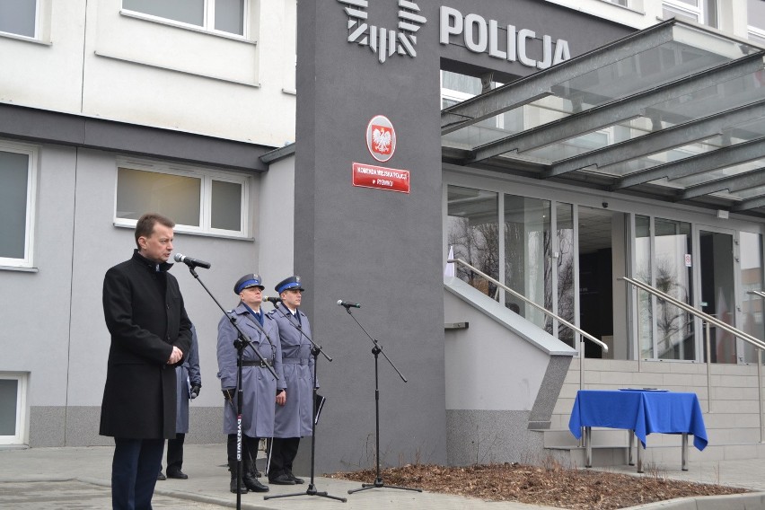 Komenda policji w Rybniku jak nowa. Minister Błaszczak na otwarciu