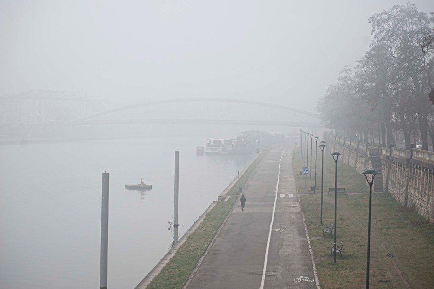 Smog w Krakowie, wtorek 14 grudnia