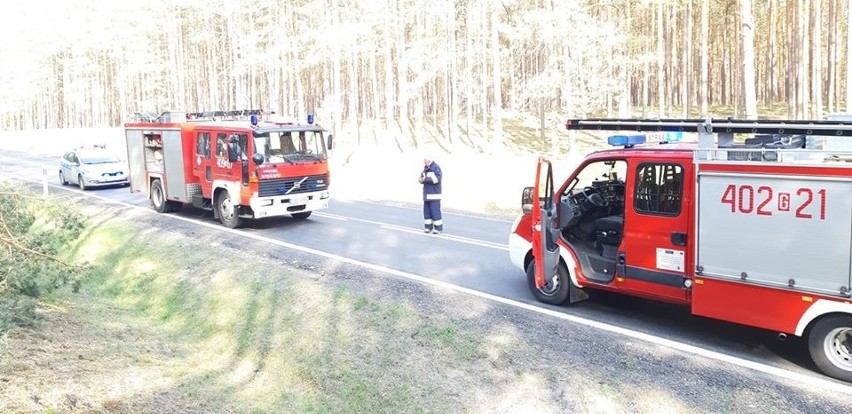 Wypadek niedaleko Bożanki