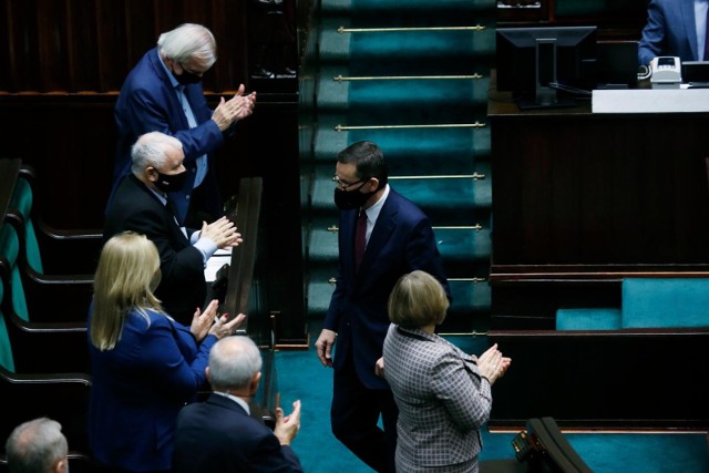 Premier Mateusz Morawiecki w Sejmie