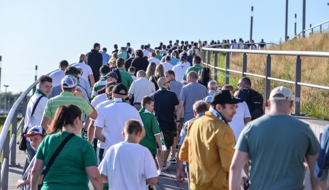 Kibice na meczu Lechia Gdańsk - Broendby IF