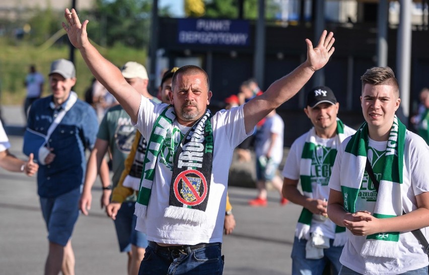 Kibice na meczu Lechia Gdańsk - Broendby IF