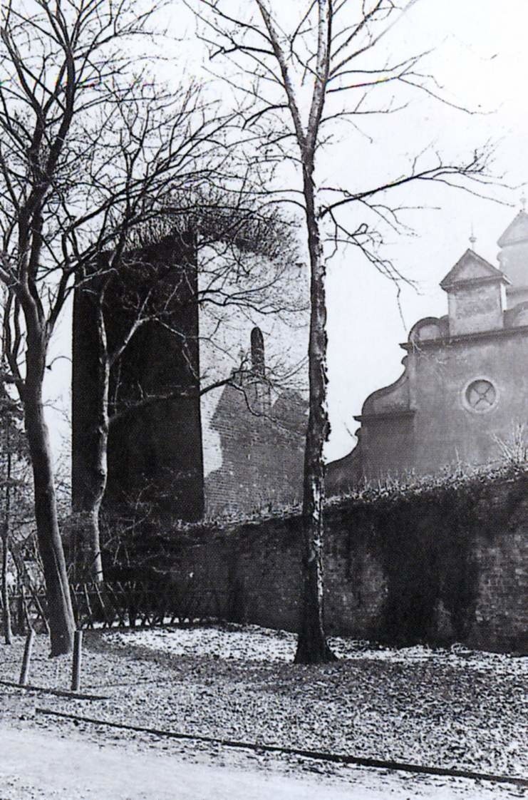 Wieża Głodowa, która była częścią zamku.