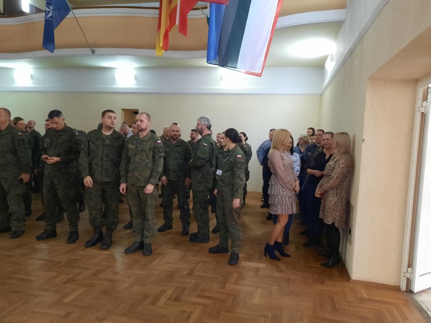 Pułkownik Łukasz Baranowski pożegnał się z radomskimi terytorialsami. Pracuje w dowództwie WOT