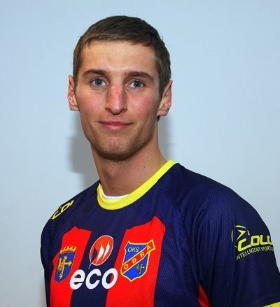 Piotr Adamczyk zdobył dla Odry gola na wagę remisu.
