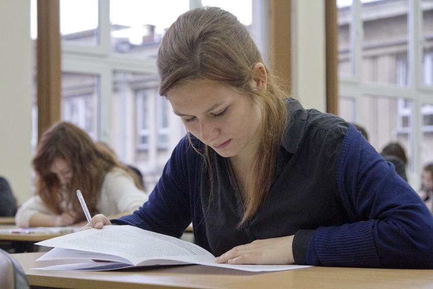 Tak wyglądała matura próbna z języka polskiego w VIII liceum...