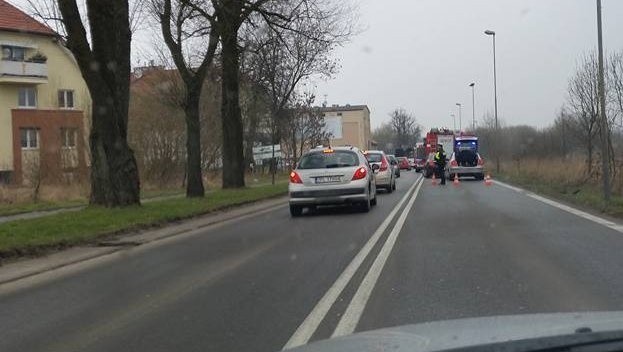 Wypadek na Szosie Polskiej w Szczecinie