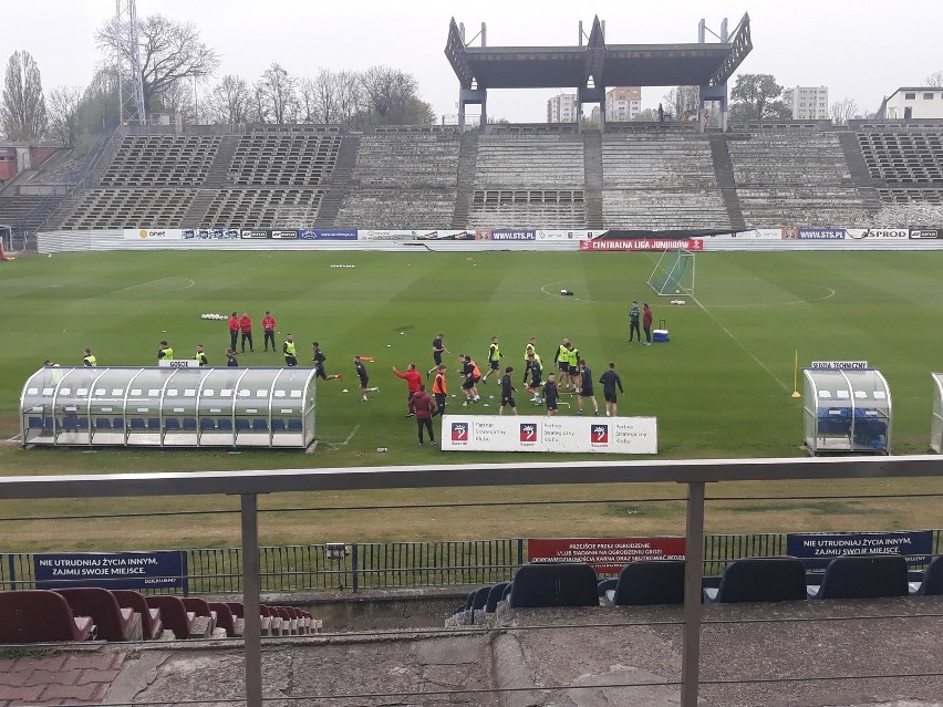 Trening Pogoni Szczecin przed meczem z Lechią Gdańsk