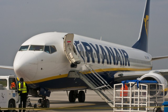 Ryanair lata dziś z lubelskiego lotniska tylko do Londynu Stansted - cztery razy w tygodniu