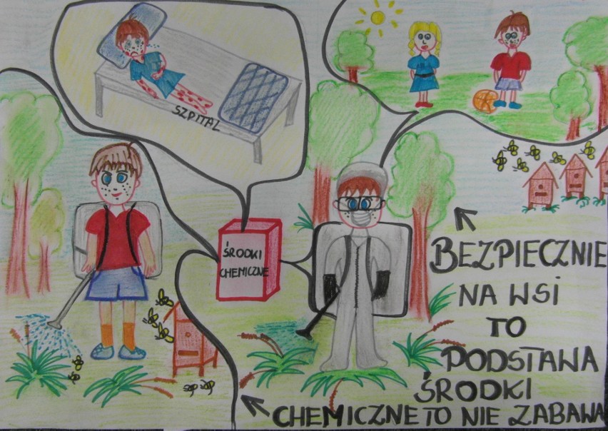 Dzieci wiedzą, że chemia może zabić. I namalowały zagrożenie