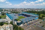 Stadion Wisły Kraków ZDJĘCIA Z LOTU PTAKA. Obejrzyj niezwykłe ujęcia obiektu przy Reymonta z drona