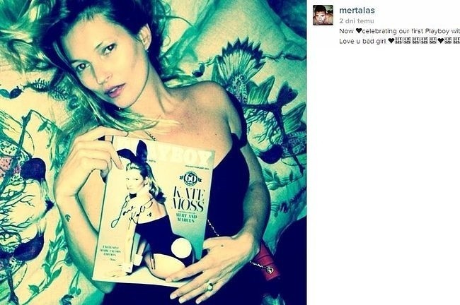 Kate Moss w jubileuszowym wydaniu "Playboya" (fot. screen...