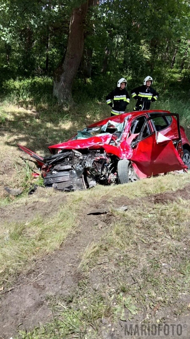 Wypadek i kolizja na drodze Dobrzeń Wielki - Kup.