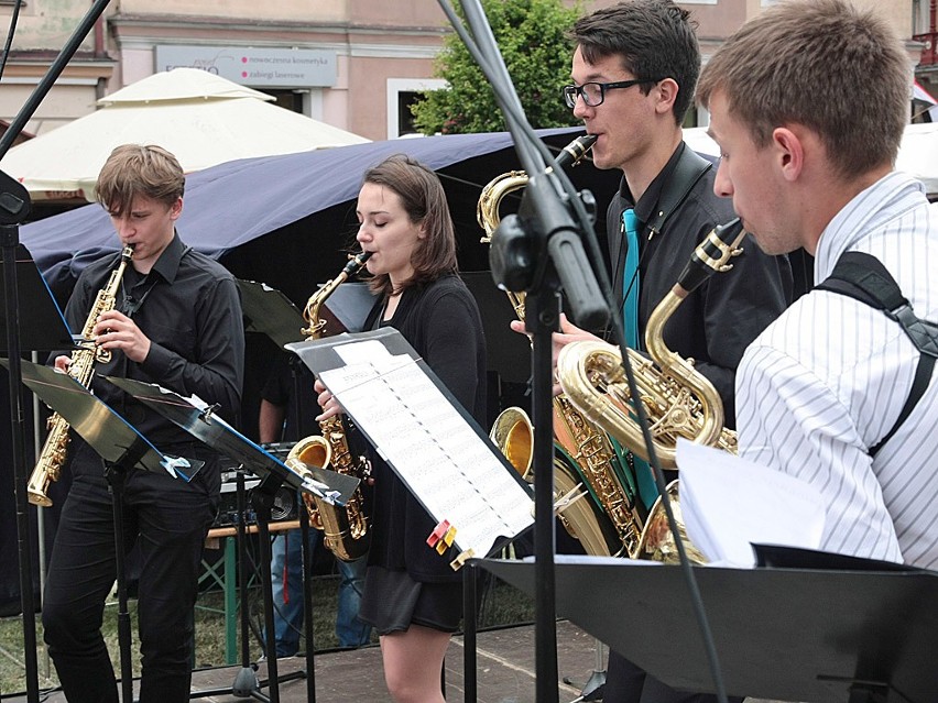 Kwartet saksofonowy ze szkoły muzycznej