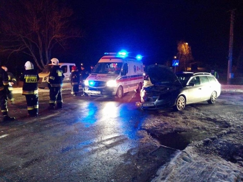 Wypadek w miejscowości Małe Turze