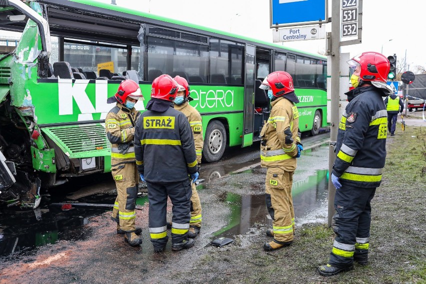Wypadek w Szczecinie na ul. Gdańskiej