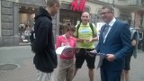 Wipler w Katowicach zbierał podpisy dla siebie i dla partii [ZDJĘCIA]
