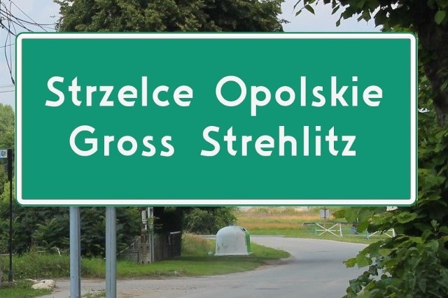 Tak mogłyby wyglądać dwujęzyczne tablice w gminie Strzelce Opolskie.