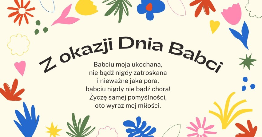 Najpiękniejsze kartki z życzeniami na Dzień Babci