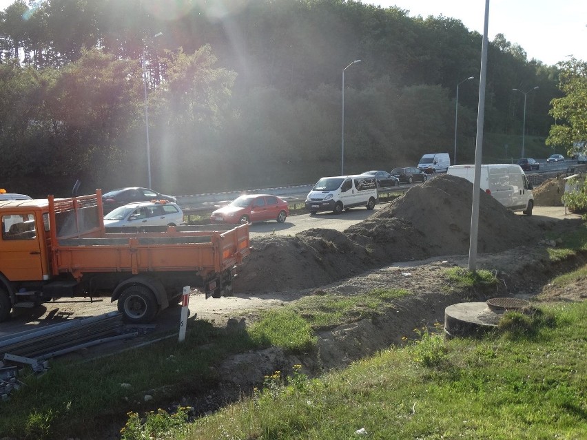 Gigantyczny korek na autostradzie A4 spowodowany jest...