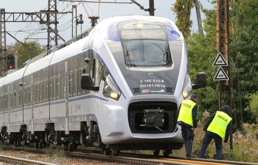 Pociąg InterCity potrącił starszego mężczyznę 