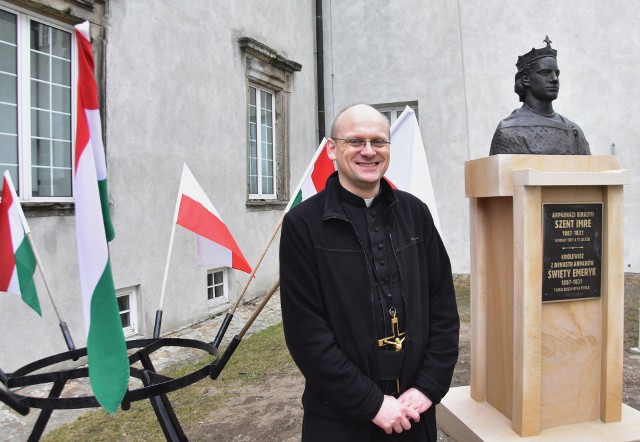 Ojciec Dariusz Malajka, rektor rektor Bazyliki Mniejszej pod wezwaniem Trójcy Świętej na Świętym Krzyżu.