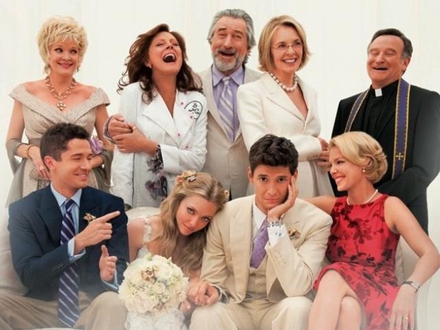 W filmie "Wielkie wesele"graja m.in. Robert De Niro, Diane Keaton i Susan Sarandon.