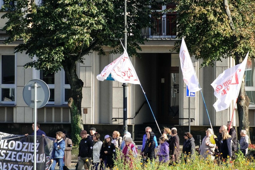 Podlaski Marsz dla Życia odbył się w niedzielę. Uczestnicy...