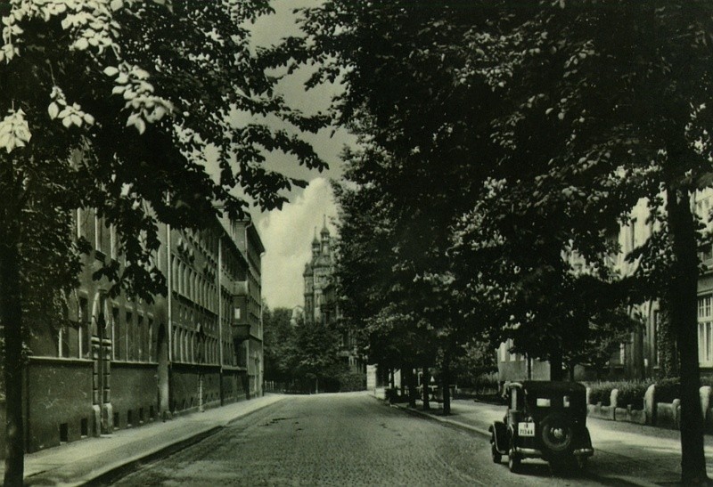 Ulica Kościuszki (Molterstrasse), 1938 rok.